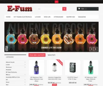 E-Fum.ro(E-fum Tigari Electronice Cluj) Screenshot