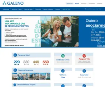 E-Galeno.com.ar(GALENO Medicina Privada) Screenshot