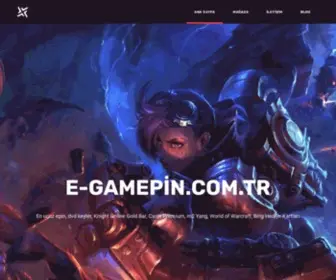 E-Gamepin.com.tr(E Gamepin) Screenshot