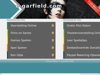 E-Garfield.com(E Garfield) Screenshot