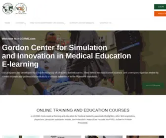 E-GCrme.com(Gordon Center) Screenshot