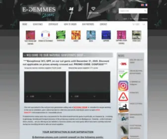 E-Gemmes-Stones.com(E Gemmes Stones) Screenshot