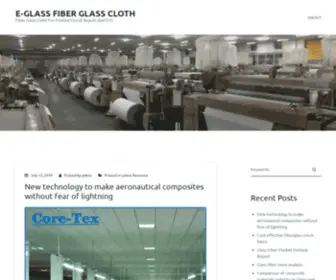 E-Glassfibercloth.com(Fiber Glass Cloth For Printed Circuit Boards And CCL) Screenshot