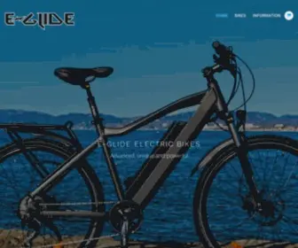 E-Glidebike.com(E-Glide Electric Bikes) Screenshot