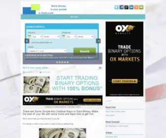E-Goes.com(Make money and travel a lot) Screenshot