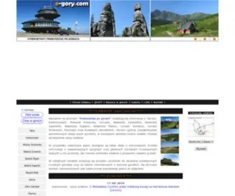 E-Gory.com(Przewodnik po gĂłrach) Screenshot