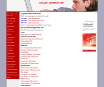 E-Grammar.org(English grammar PDF) Screenshot
