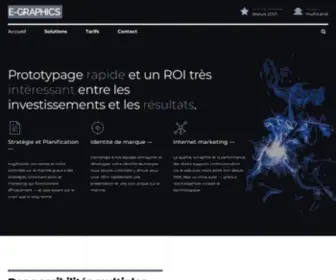 E-Graphics.ch(Agence communication) Screenshot