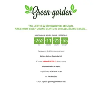 E-Green-Garden.pl(Strona powitalna) Screenshot