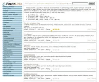 E-Healthlinks.com(E Healthlinks) Screenshot