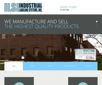 E-Ilsi.com(Industrial Labeling Systems Inc) Screenshot