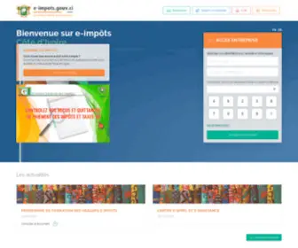 E-Impots.gouv.ci(E-Impôts Côte d’Ivoire) Screenshot