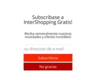 E-Intershopping.com(Inter Shopping de Argentina Accesorios para fotografia video telefonia y computacion") Screenshot