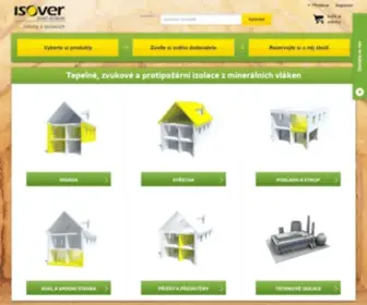 E-Isover.cz(ISOVER: tepelné izolace) Screenshot
