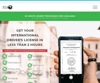 E-Ita.org(E-ITA International Drivers License) Screenshot