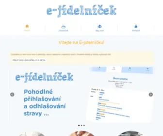 E-Jidelnicek.cz(E-jídelníček) Screenshot