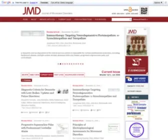 E-JMD.org(Journal of Movement Disorders) Screenshot