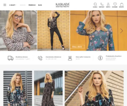 E-Kaskada.pl(Internetowy sklep odzieżowy Kaskada) Screenshot