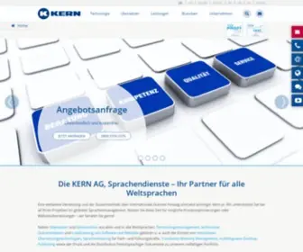 E-Kern.com(Übersetzen und Dolmetschen in allen Weltsprachen) Screenshot