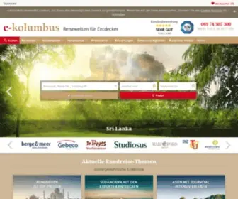 E-Kolumbus.de(Mit dem Rundreisen) Screenshot