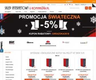 E-Kominki24H.pl(Kominki online) Screenshot