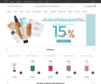 E-Kozmetika.si(Spletna trgovina s kozmetiko) Screenshot