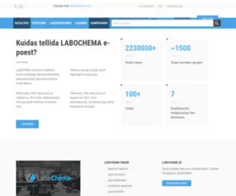 E-Labochema.ee(E-Labochema e-post kauplus) Screenshot