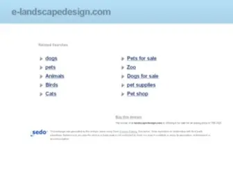 E-Landscapedesign.com(E Landscape Design) Screenshot
