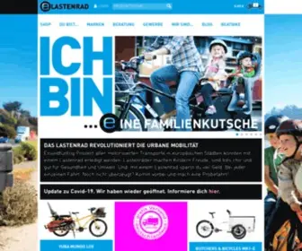 E-Lastenrad.de(Dein Lastenfahrrad und Lastenrad) Screenshot
