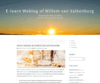 E-Learn.nl(E-learn Weblog of Willem van Valkenburg) Screenshot