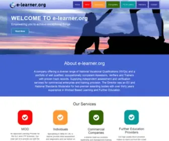 E-Learner.org(North East Training Provider) Screenshot