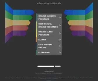 E-Learning-Baltics.de(e learning baltics) Screenshot