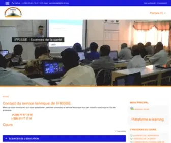 E-Learning-Ifrisse.org(Redirection) Screenshot