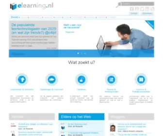 E-Learning.nl(Informeert u duidelijk en snel wat e) Screenshot