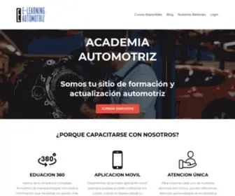 E-Learningautomotriz.com(E-learning automotriz) Screenshot