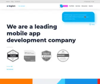 E-Legion.com(Mobile apps development company) Screenshot