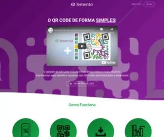 E-Lemento.com(Gerador de QR Code) Screenshot