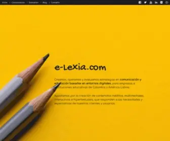 E-Lexia.com(Comunicación) Screenshot