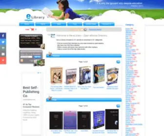 E-Library.net(Open eBooks Directory) Screenshot