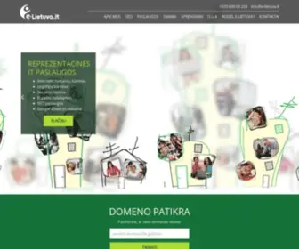 E-Lietuva.lt(Internetinio verslo sprendim) Screenshot
