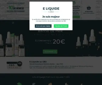 E-Liquide-CBD.info(E-Liquide CBD pas cher) Screenshot