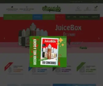E-Liquide-Shop.com(Spécialiste des recharges e liquide) Screenshot