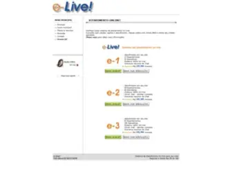 E-Live.com.br(Sistema de Atendimento Online // e) Screenshot