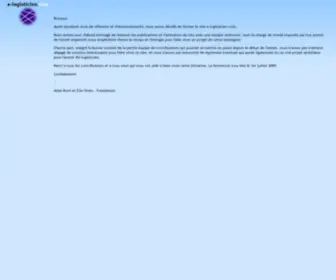 E-Logisticien.com(Le site international de veille e) Screenshot