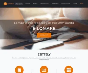 E-Lomake.fi(Redirecting) Screenshot