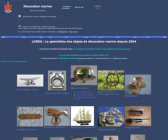E-Lords.com(Decoration-marine, Vêtements-marins) Screenshot