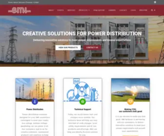 E-M-I.com(Creative Solutions For Power Distribution) Screenshot