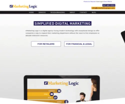 E-Maillogic.com(EMarketing Logic) Screenshot