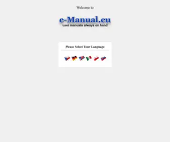 E-Manual.eu(Please Select Your Language) Screenshot