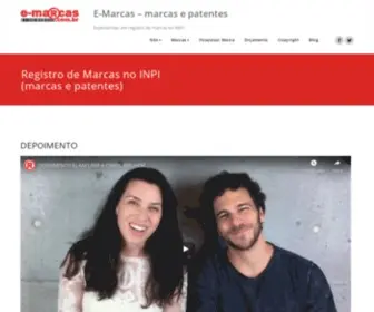 E-Marcas.com.br(Marcas e Patentes) Screenshot